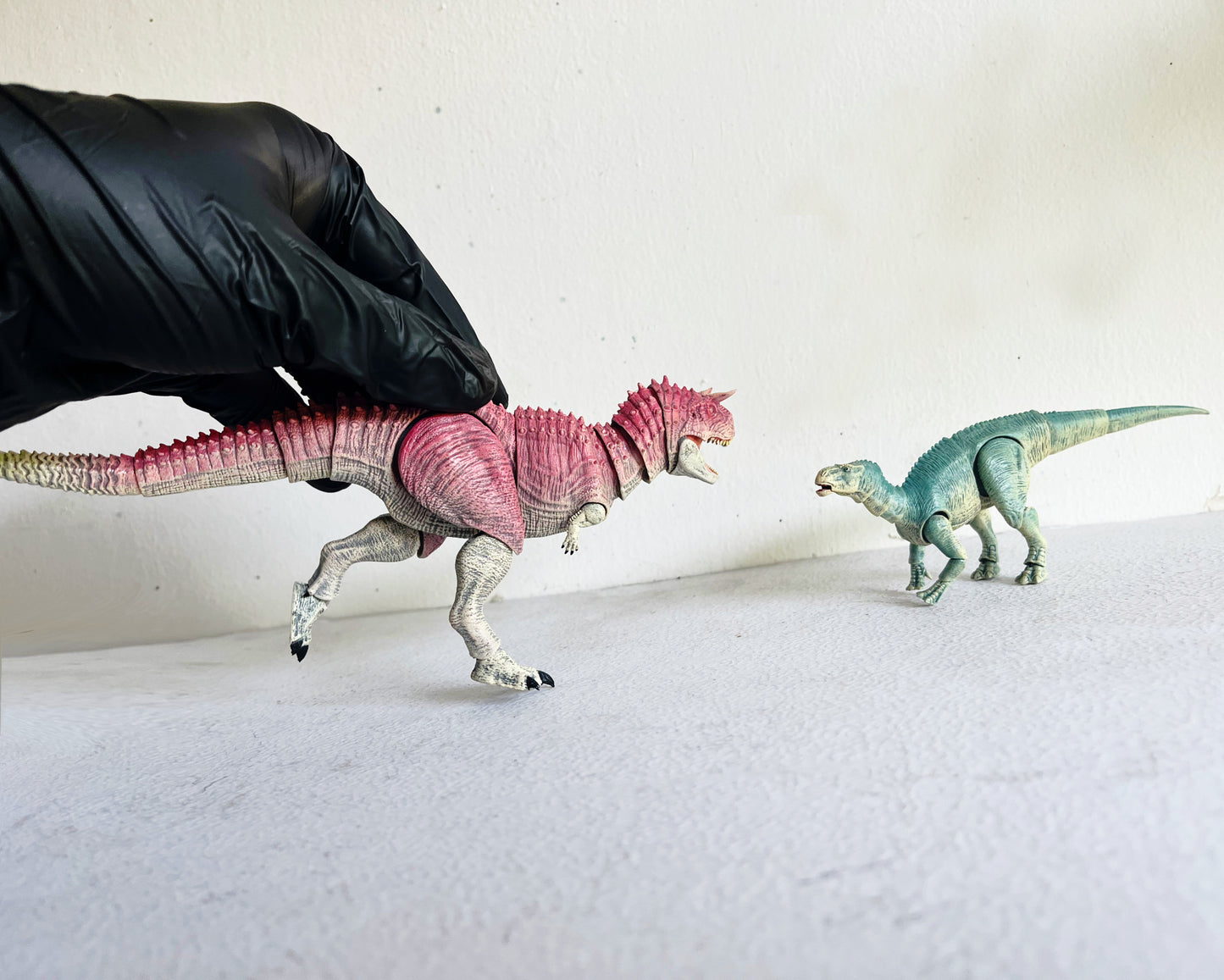 Pocketsaurus Carnotaurus Monster and Iguanodon