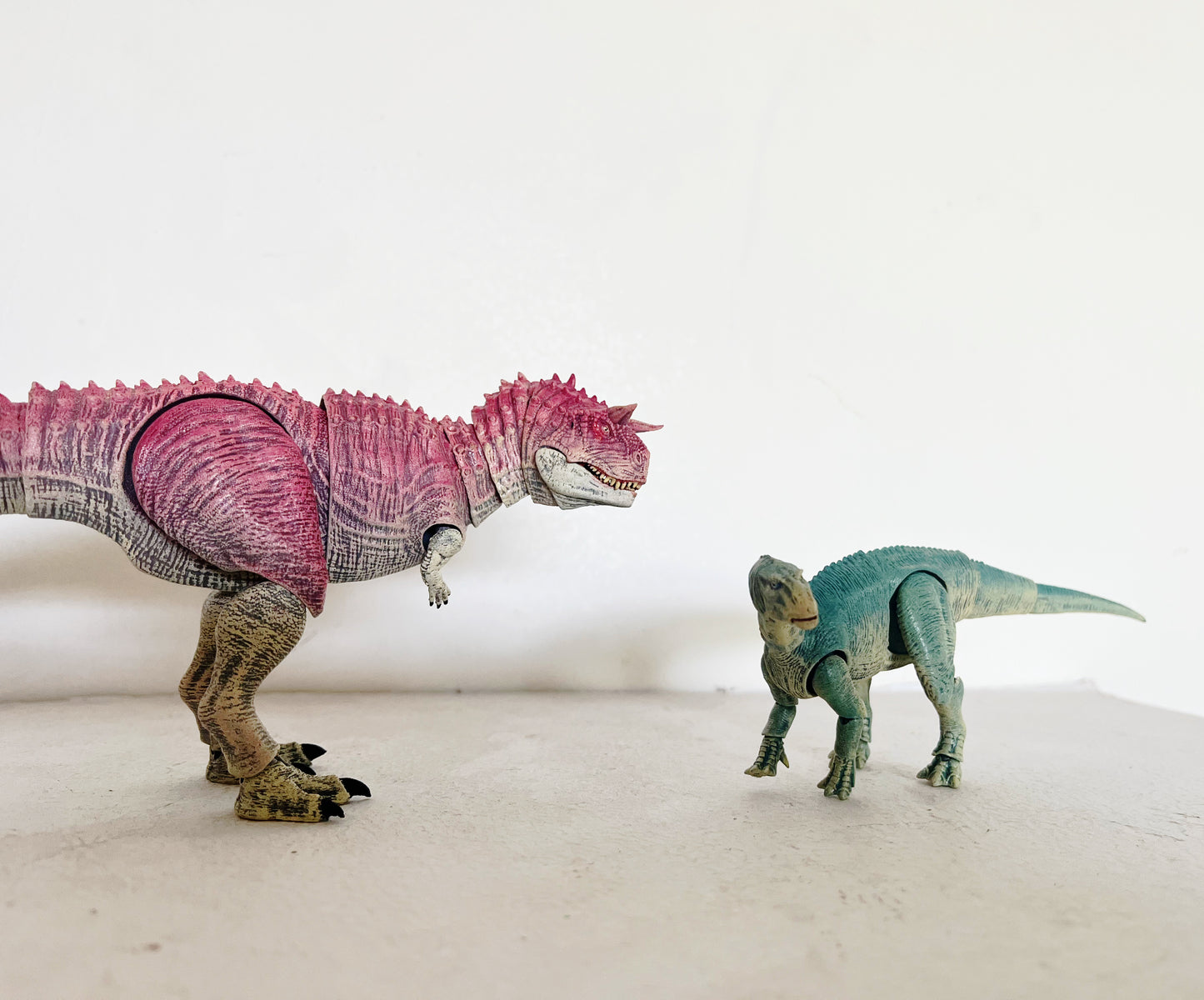 Pocketsaurus Carnotaurus Monster and Iguanodon