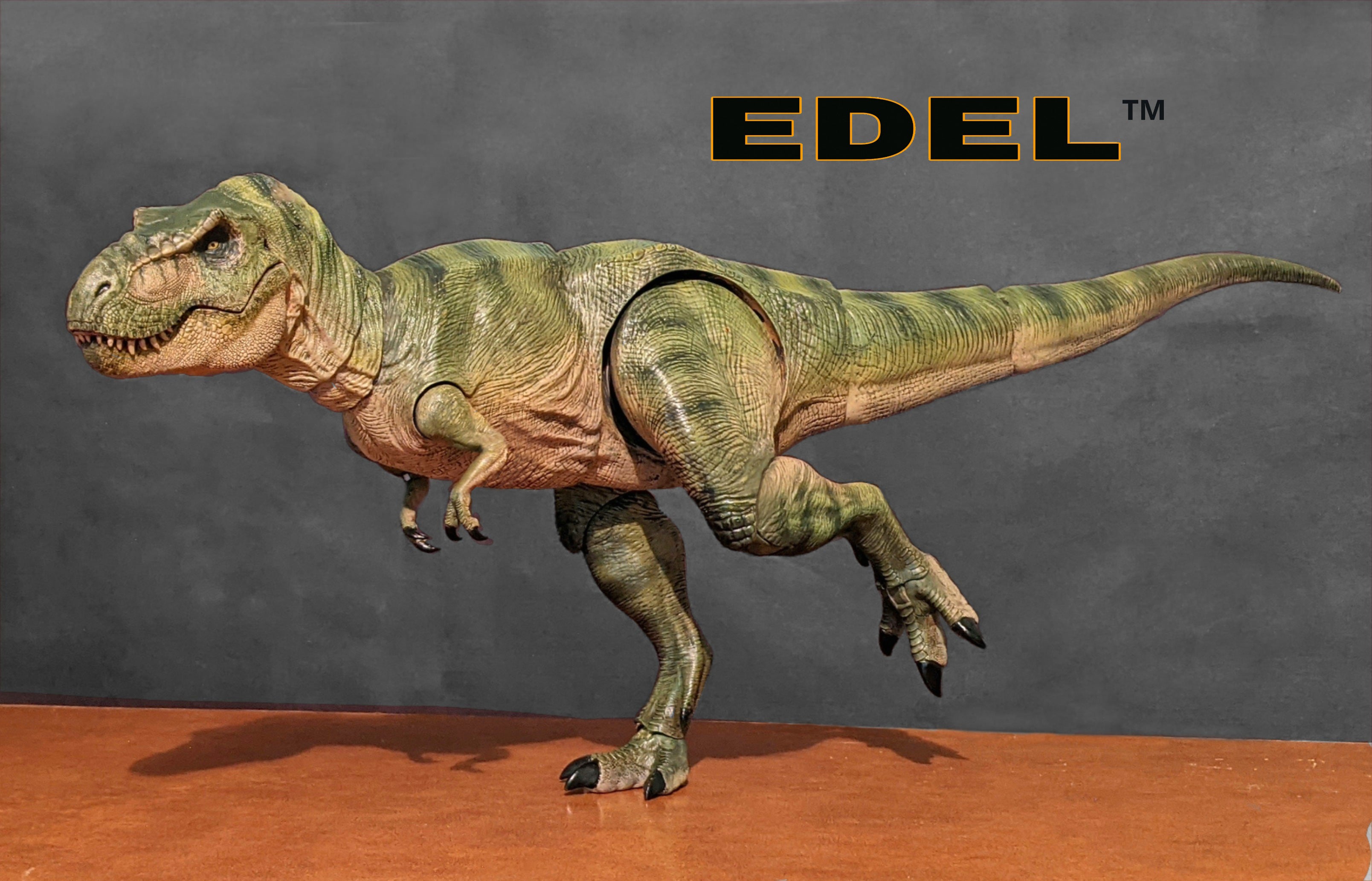 T Rex Green 1/20 scale Super Articulated – Edeltoy