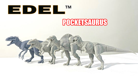 Pocketsaurus pack of 4 UNPAINTED